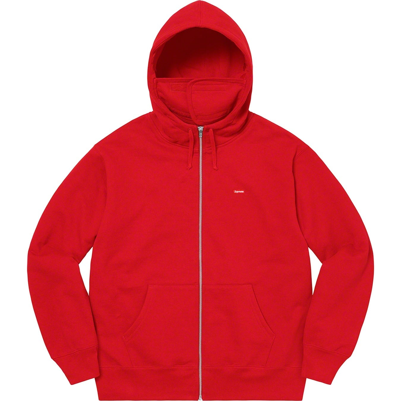 Small Box Facemask Zip Up Hooded Sweatshirt view 14